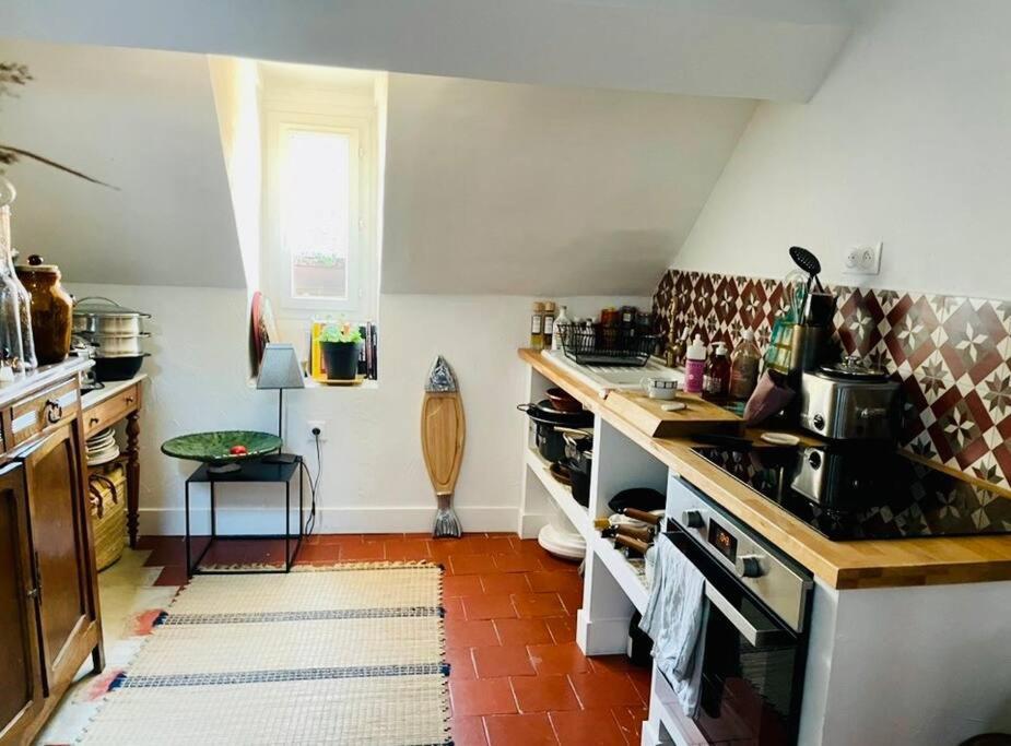 "Coco" Coquet Petit Loft Au Calme En Centre Ville De セット エクステリア 写真